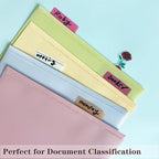 ELII 500 PCS Sticky Index Tabs 2 Inch Book Tabs Page Markers File Tabs Self - Image 6