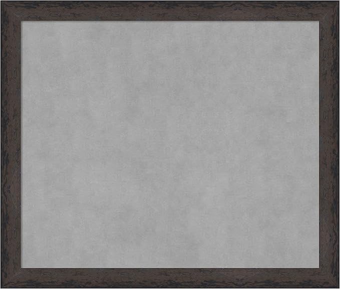 Amanti Art Black Framed Magnetic Board 23x27 Medium Vision Board by AmantiArt