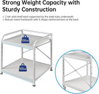 Fannova 20 Inches Deep Large Printer Stand, 2 Tier Under Desk Printer Table - Image 8