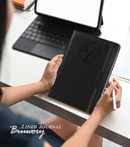 Biuwory Lined Journal Notebook for Women Men, 256 Pages A5 Hardcover Leather - Image 7