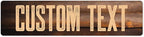Custom Sign, Custom Street Sign, 11 Font Colors, 13 Font Styles, 4 Hole Options by MySignCenter