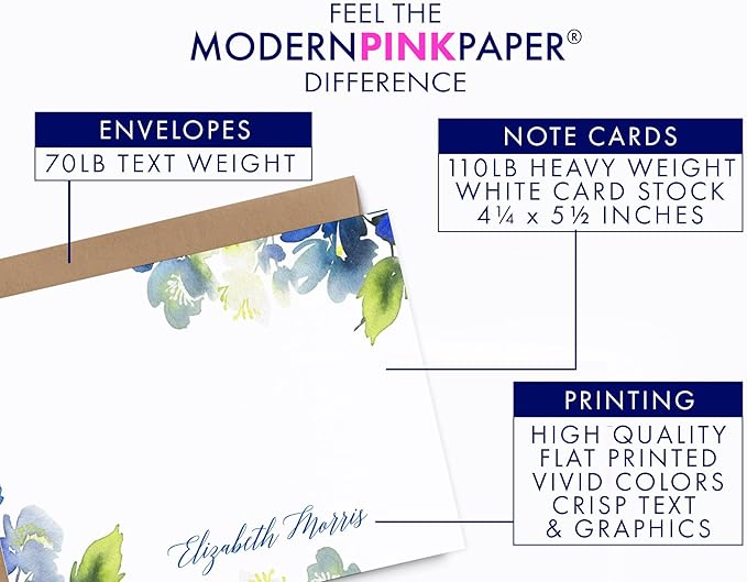 Personalized Floral Stationary - Image 4