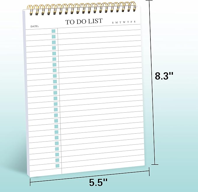 To Do List Notepad 3 Pack, Undated Daily Planner Notepad - Image 3