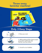 Uinkit 10Mil Self-Sealing Laminating Pouches Business Card Size, - Image 5