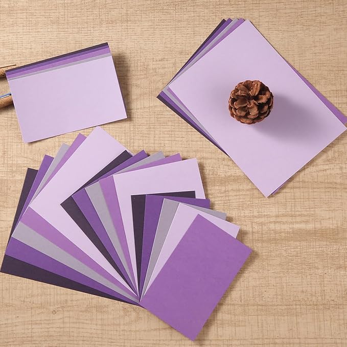 50 Sheets Colored Cardstock Paper 5 Colors, 250 GSM Heavy Card Stock - Image 8
