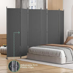 Helios&Hestia 6-Panel 6 ft Tall Indoor Folding Room Divider, Portable Privacy - Image 4