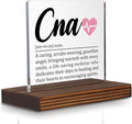CNA Appreciation Gift Desk Sign, Thank You Plaque by Pariveca