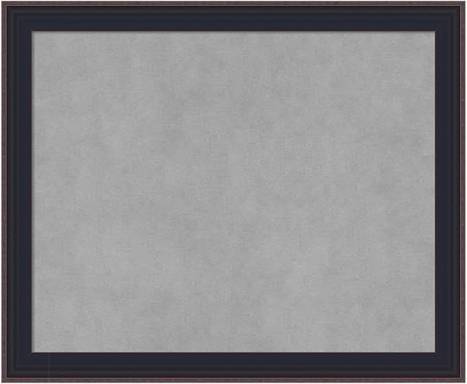 Amanti Art Black Framed Magnetic Board 19x23 Small Vision Board by AmantiArt