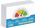 Chell 200 Count Blank Index Cards 4x6 Inch Heavyweight, No Bleed-Through by chell