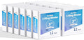 SUNEE 3 Inch Binders 3 Ring 12 Pack, Large Clear View Binders Bulk Three Ring by SUNEE