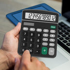 Calculators, Splaks 2 Pack Standard Functional Desktop Calculators Sola and AA - Image 6