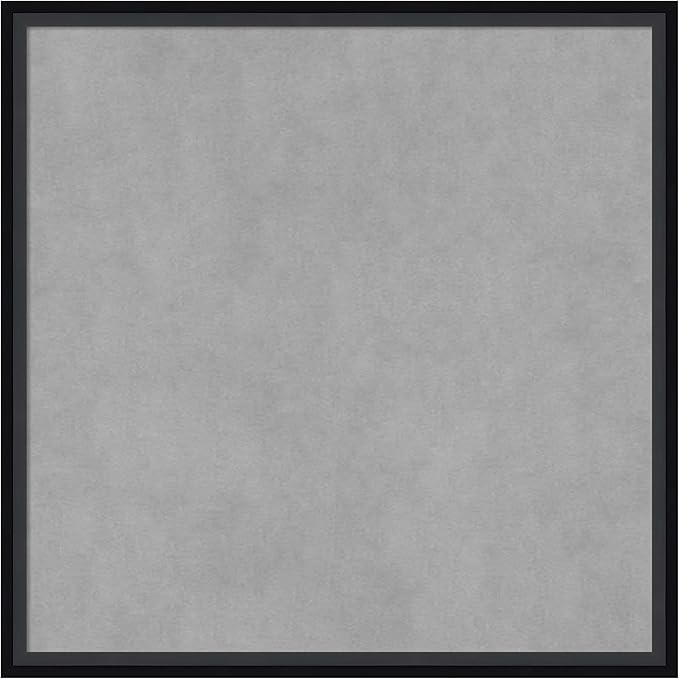 Amanti Art Black Framed Magnetic Board 21x21 Medium Vision Board by AmantiArt