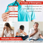 MEDMAX 8 Pack Emergency Medical Cards Tri-Folding - Image 4