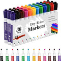 SUQJOY Dry Erase Markers, Chisel Tip Whiteboard Markers, Low Odor Dry Erase by SUQJOYOFFICE