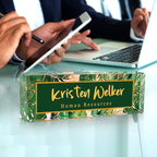 SalaGraphics Desk Name Plate, Custom for, Office Decor Women Men, Acrylic - Image 4