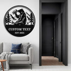Custom Bear Metal Sign, Custom Bear Metal Wall Art Decor, Personalized Last - Image 5
