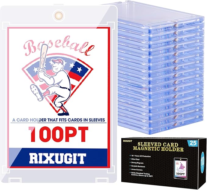 25-Pack Sleeved Card Magnetic Holders by Unknown