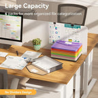 ABC life 8 Pack Plastic Expanding File Folder, Folders - Image 3