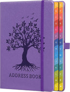 ZXHQ Address Book with Colorful Alphabetical Tabs by ZXHQ