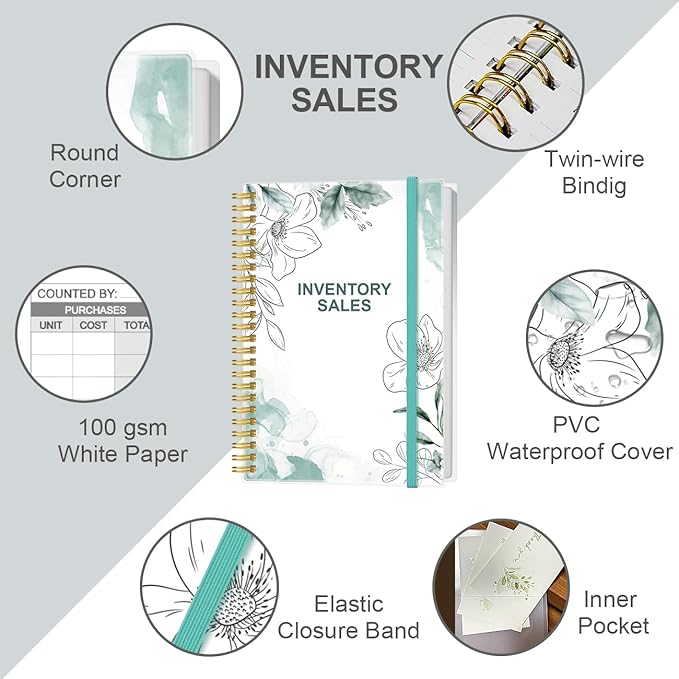 Inventory & Sales Log Book for Small Business – Inventory Ledger Book, - Image 2