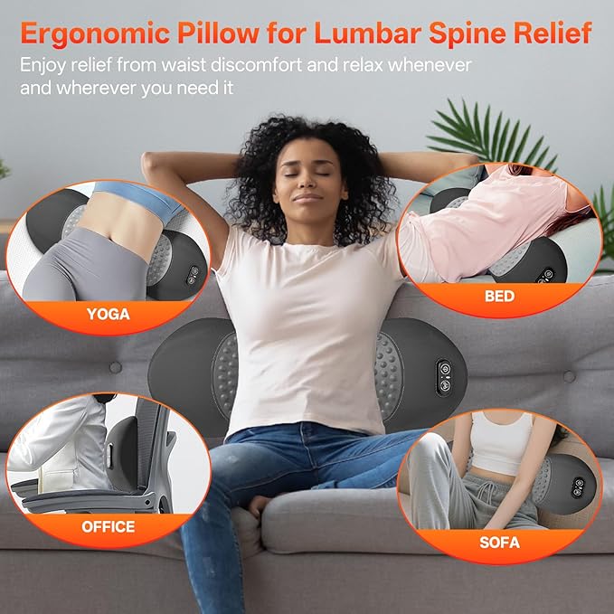 SUDAHIA 3-in-1 Electric Lumbar Support Pillow - Image 7