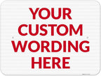 Custom Sign, Personalized Metal Signs, Customize by SigoSigns