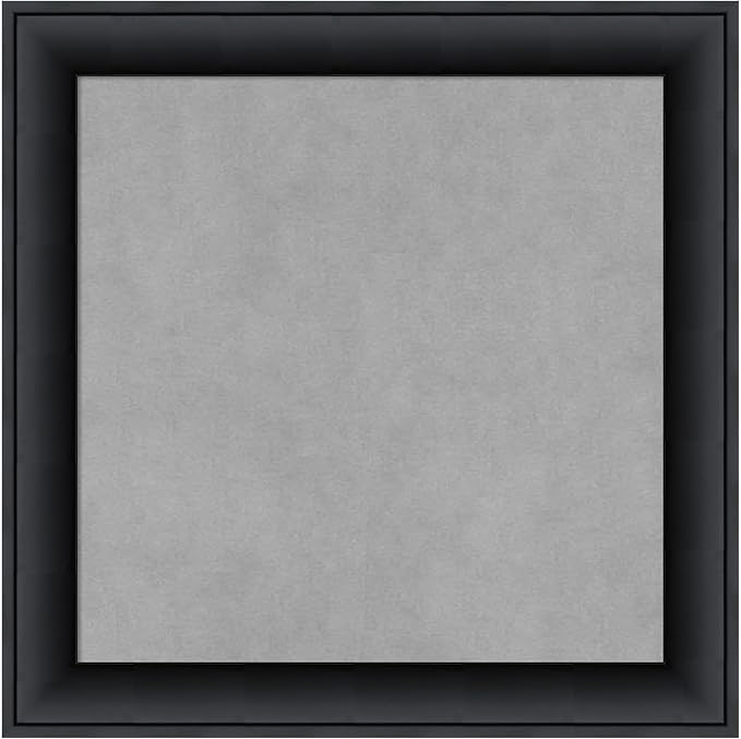 Amanti Art Black Framed Magnetic Board 19x19 Small Vision Board by AmantiArt