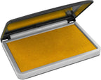 MaxMark Large Premium Dark Yellow Ink Stamp Pad by Maxmark