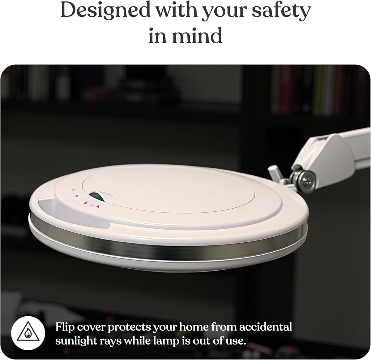Brightech LightView Pro Magnifying Glass with Light and Stand, Magnifying Flo...