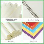 Leelosp 12 Pack Small Spiral Notebook A5 Lined College Ruled Spiral Journal - Image 2
