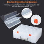 Photo Storage Box 4x6, 18 Inner Extra Large Organizer Acid-Free Photo Keeper - Image 7
