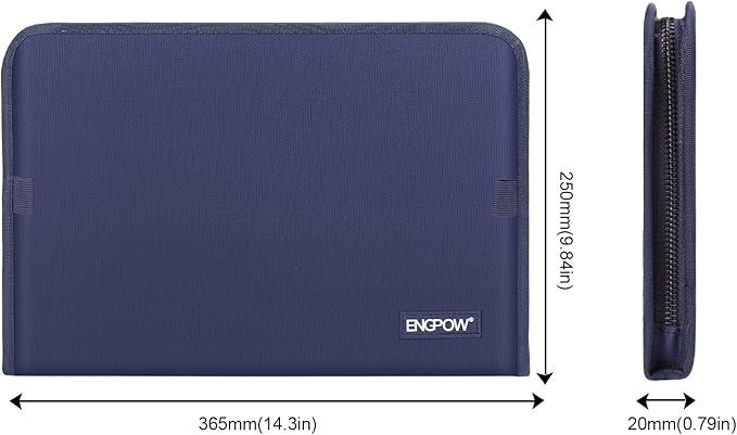ENGPOW 13 Pocket Expanding File Folder, Fireproof Accordion File Folder - Image 6