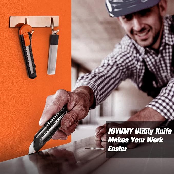 JOYUMY 20 Pack Utility Knife, Box Cutter Retractable, Box Knife - Image 2