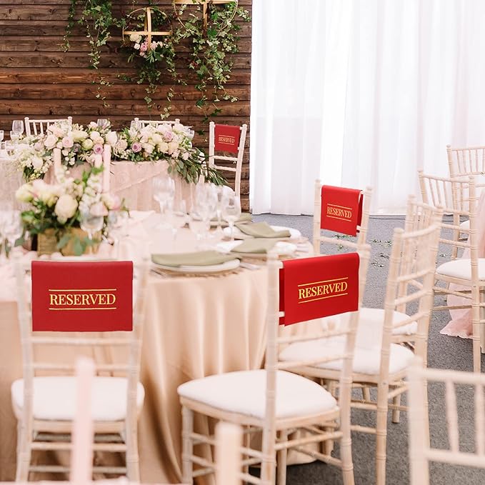 Buryeah 12 Pcs Reserved Seating Signs - Image 5