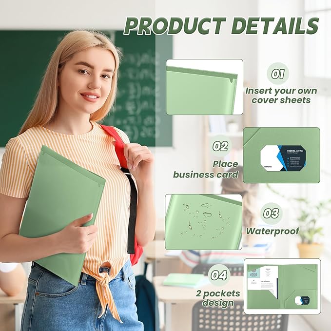 Henoyso 36 Pcs Plastic Folders - Image 3