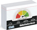 Chell Extra Heavyweight Ruled Index Cards 4x6 Inch, No Bleed-Through, Ruled by chell