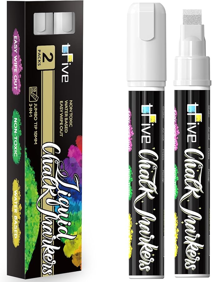 TFIVE White Liquid Chalk Markers by TFIVE%C2%AE