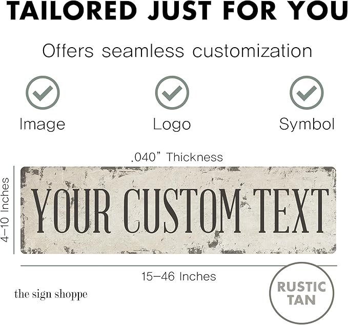 Rustic Custom Metal Signs - Image 2