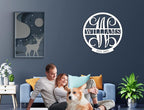 ENFODREAM Personalized Family Name Sign, Monogram Wall Decor, Custom Last Name - Image 3