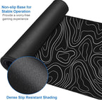 Large Extended Gaming Mouse Pad, 31.5x15.7 inch Computer Keyboard Mouse Mat - Image 4