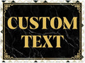 Custom Sign, Custom Street Sign, 11 Font Colors, 13 Font Styles, 4 Hole Options by MySignCenter