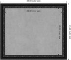Amanti Art Black Framed Magnetic Board 24x28 Medium Vision Board - Image 2