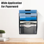EASEPRES 5 Pocket Mesh Hanging Wall File Organizer, Wall Mounted Mail Paper - Image 7