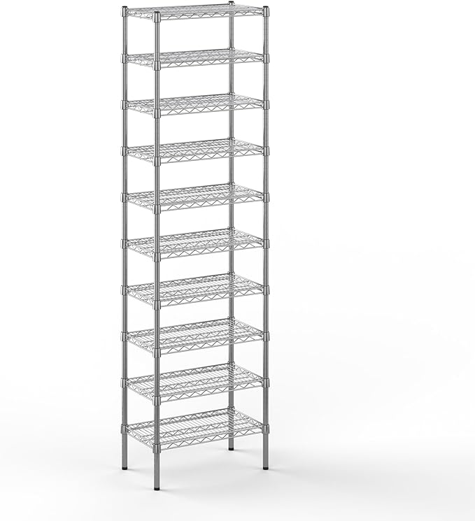 Regal Altair 14" Deep x 24" Wide x 86" Height Wire Shelving Kit | 10-Tier | NSF by Regal+Altair