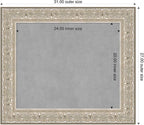 Amanti Art Silver Framed Magnetic Board 27x31 Medium Vision Board - Image 2