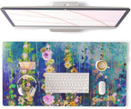 QIYI Large Desk Pad, Waterproof PU Leather Mouse Pad by QIYI