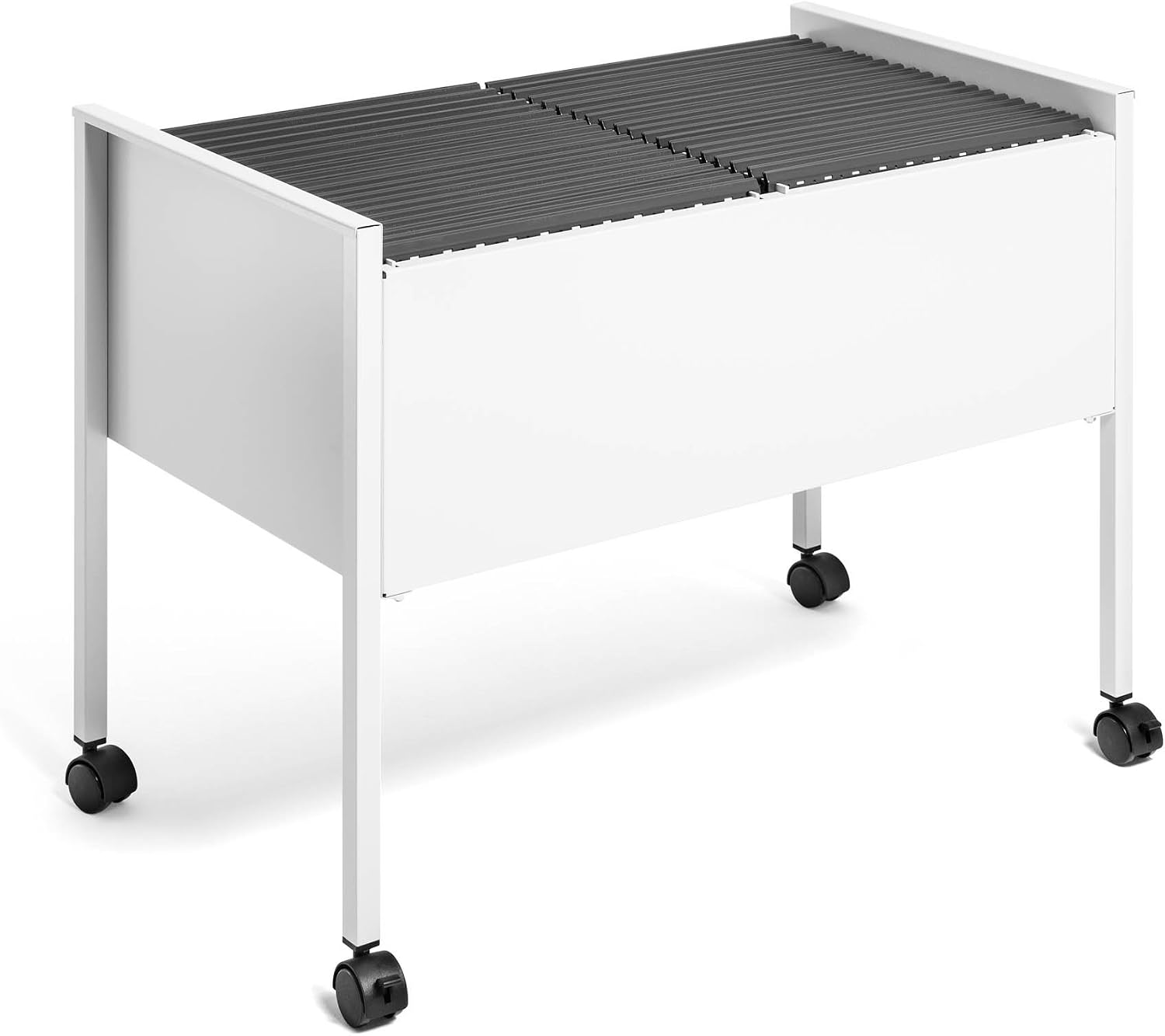 Durable ECO Suspension File Trolley for 100 A4 - Grey Black/Silver