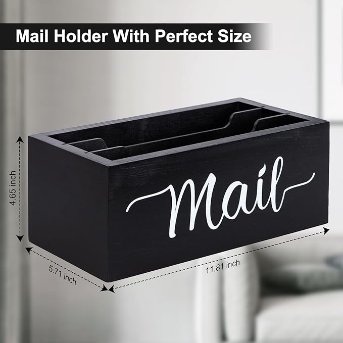 Lucundm Desk Mail Organizer, Mail Organizer Countertop - Image 6