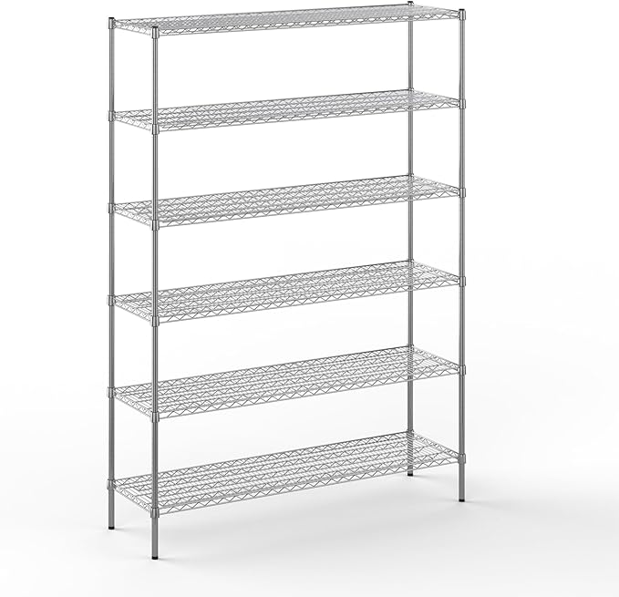 Regal Altair 18" Deep x 60" Wide x 86" Height Wire Shelving Kit | 6-Tier | NSF by Regal+Altair