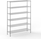 Regal Altair 18" Deep x 60" Wide x 86" Height Wire Shelving Kit | 6-Tier | NSF by Regal+Altair